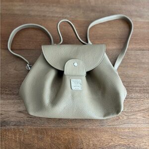 Tan Backpack Versatile Leather Design